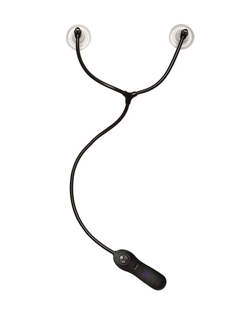 Merci Swell Vibrating Nipple Sucker Cups - Black