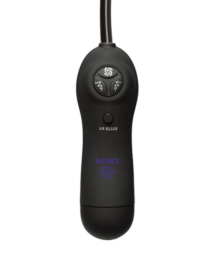 Merci Swell Vibrating Nipple Sucker Cups - Black