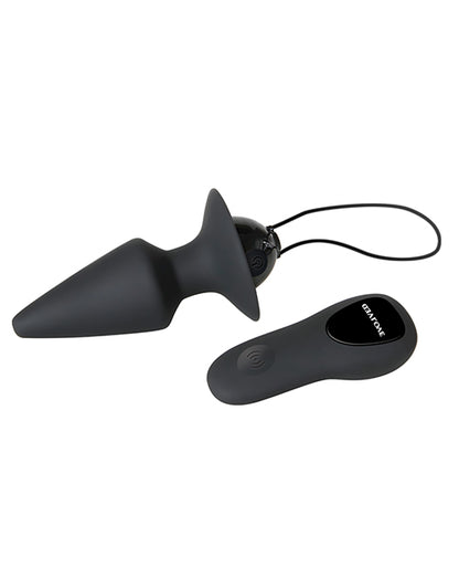 Evolved Plug &amp; Play Remote Anal Plug - Black