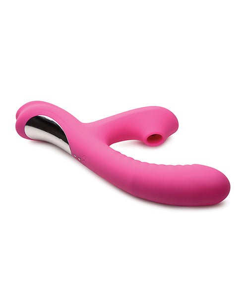 Curve Toys Power Bunnies Come Hither Suction Vibrator - Pink