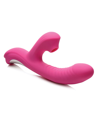 Curve Toys Power Bunnies Come Hither Suction Vibrator - Pink