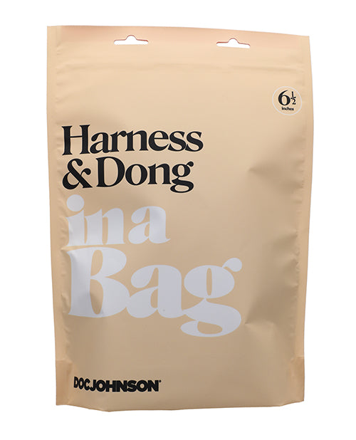 In A Bag Harness &amp; Dong - Black