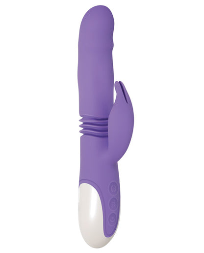 Evolved Thick &amp; Thrust Bunny Dual Stim Rechargeable - Purple