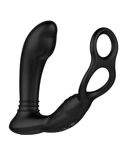 Nexus Simul8 Dual Anal &amp; Perineum Cock &amp; Ball - Black