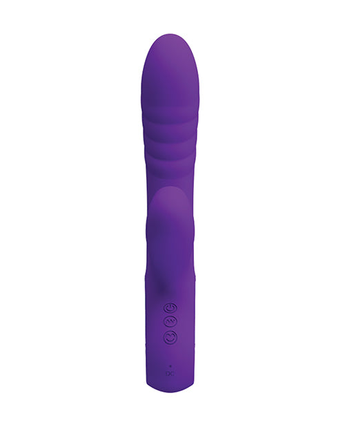 Pretty Love Jersey Sucking &amp; Vibrating Rabbit - Purple