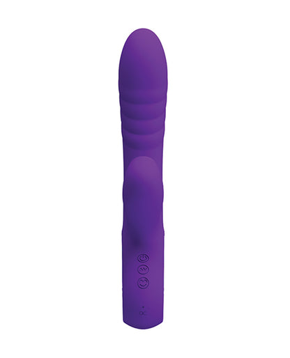 Pretty Love Jersey Sucking &amp; Vibrating Rabbit - Purple