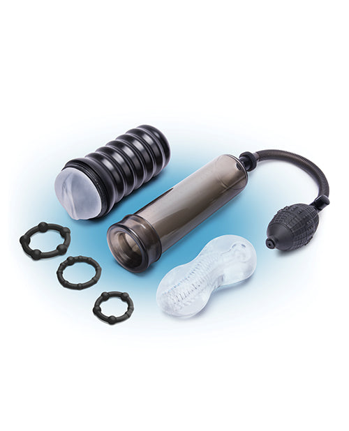 ZOLO 6 pc Pump &amp; Pleasure Set - Black