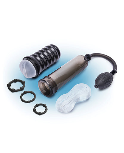 ZOLO 6 pc Pump &amp; Pleasure Set - Black