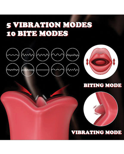 Big Bite Mouth Vibration &amp; Biting - Red