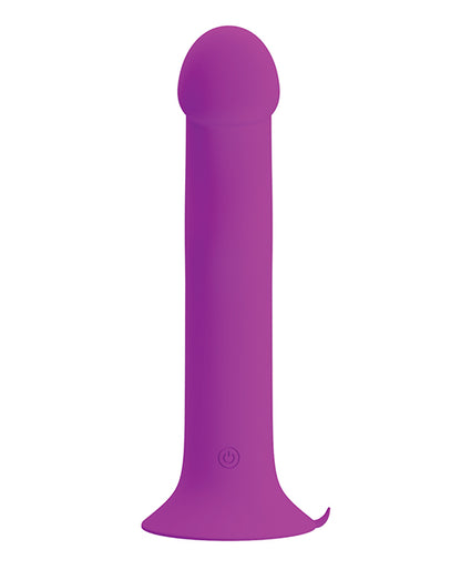 Pretty Love Murray Pulsating &amp; Vibrating Suction Cup Dildo - Black