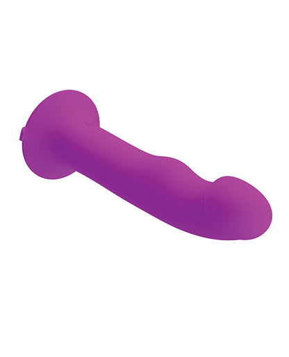 Pretty Love Murray Pulsating &amp; Vibrating Suction Cup Dildo - Black