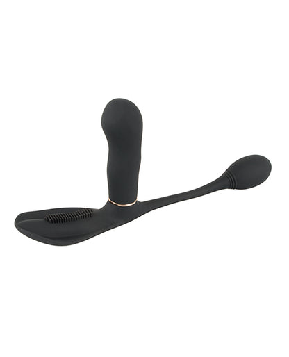 GoGasm Pussy &amp; Ass Vibrator - Black