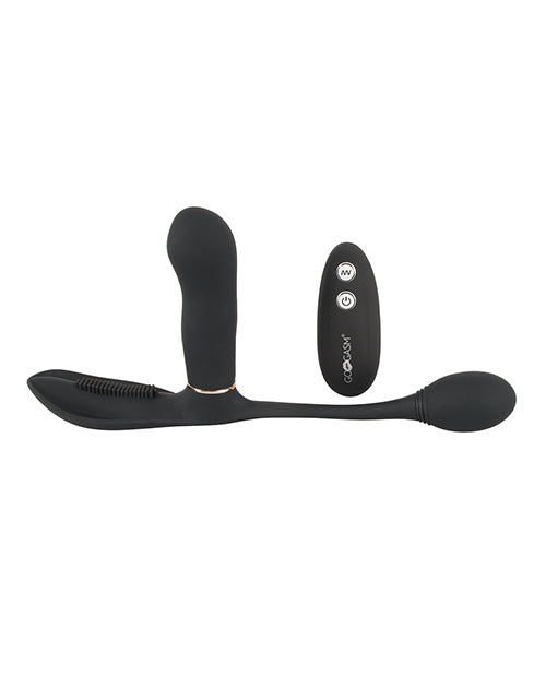 GoGasm Pussy &amp; Ass Vibrator - Black