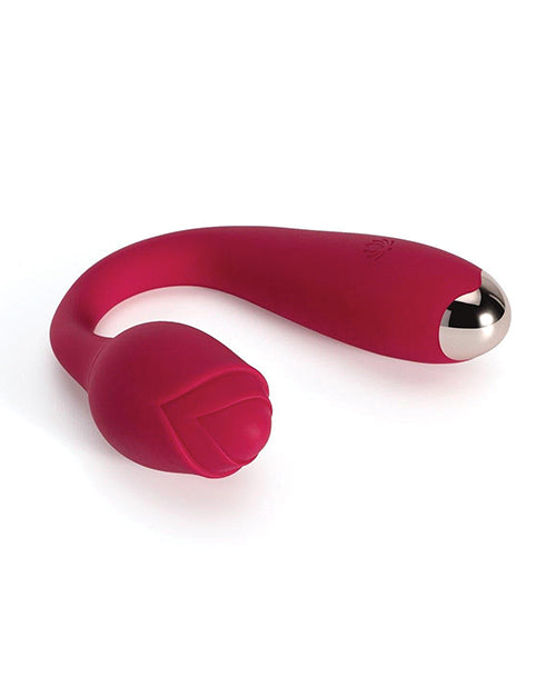 Rosette Clitoral &amp; G Spot Vibrator - Red