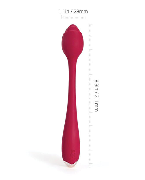 Rosette Clitoral &amp; G Spot Vibrator - Red