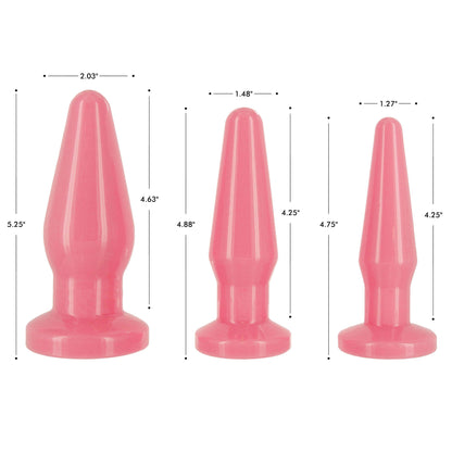 Filling 3-plug Anal Trainer Set